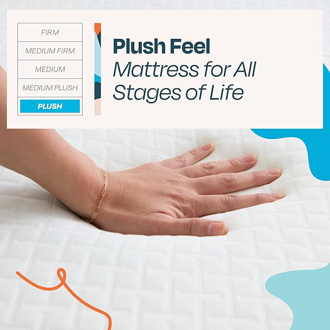 Linenspa 12 Inch Gel Infused Memory Foam Mattress – Queen Size – Plush - Cooling Gel - Mattress in a Box - Primary or Guest Bedroom - Pressure Relieving and Breathable – CertiPUR-US Certified