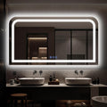 LED Bathroom Mirror, 72"x 36" LED Mirror with Lights for Bathroom, Lighted Vanity Mirrors for Wall, Anti-Fog, Dimmable, Tempered Glass, Memory Function, 3 Colors, Safe Use (White)