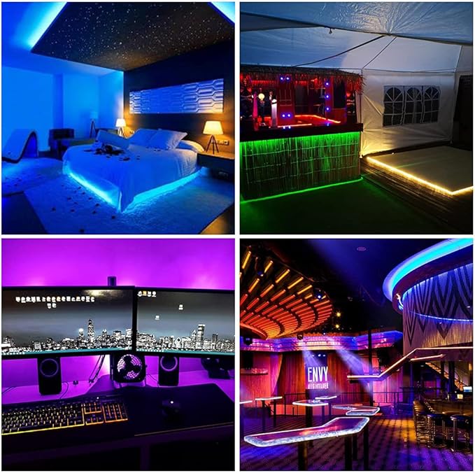 BTF-LIGHTING WS2812B RGB ECO LED Strip, Chasing Effects 5050SMD Individually Addressable 16.4FT 60Pixels/m 300Pixels Flexible Dream Color IP67 for Bedroom DIY Projects DC5V(No Adapter or Controller)