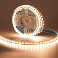 12V 5M/16.4ft LED Strip Light Warm White 3000K 600LEDs Flexible SMD2835 High Brightness No-Waterproof IP20 LED Tape Lights for Bedroom Kitchen Party etc(No Power Supply)