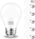 Cotanic Ceiling Fan Light Bulb 5000K Daylight A15 LED Bulb,E26 Medium Base Chandelier Light Bulb, 6W 60W Equivalent,600lm,Non-Dimmable,6 Pack