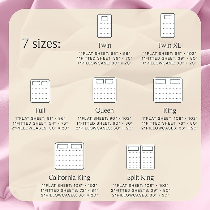 LuxClub 4 PC Sheet Set Bed Sheets Deep Pockets 16" Eco Friendly Wrinkle Free Cooling Machine Washable Hotel Bedding Silky Soft - Powder Pink Queen