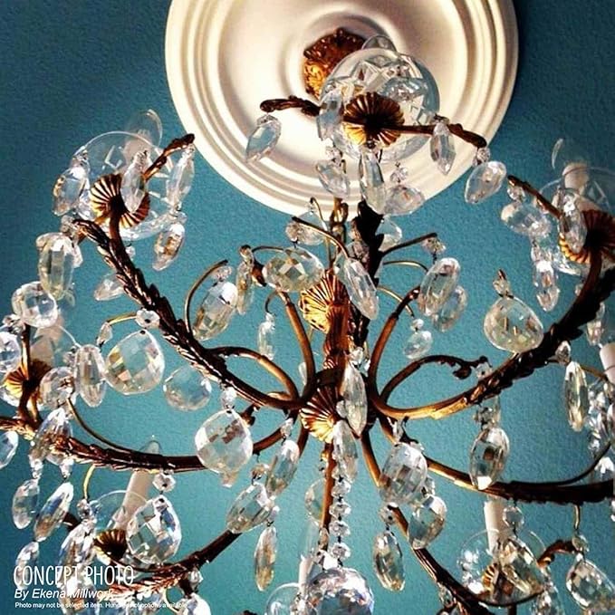Ekena Millwork Bradford Ceiling Medallion, Silver