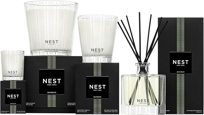 NEST New York Reed Diffuser Liquid Refill, Bamboo - 5.9 fl oz - Fragrance for Up to 90 Days - Flame Free