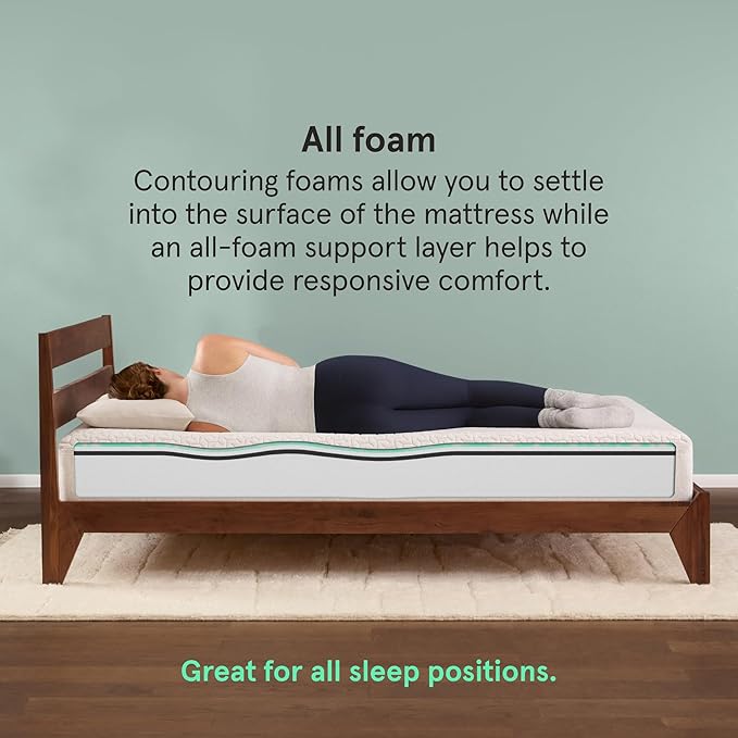 Tuft & Needle Original Medium Cal King Size Adaptive Foam Mattress in a Box, Cooling Gel, Pressure Relief, Supportive, 100 Night Trial, Fiberglass Free, CertiPUR-US, 10-Year Limited Warranty