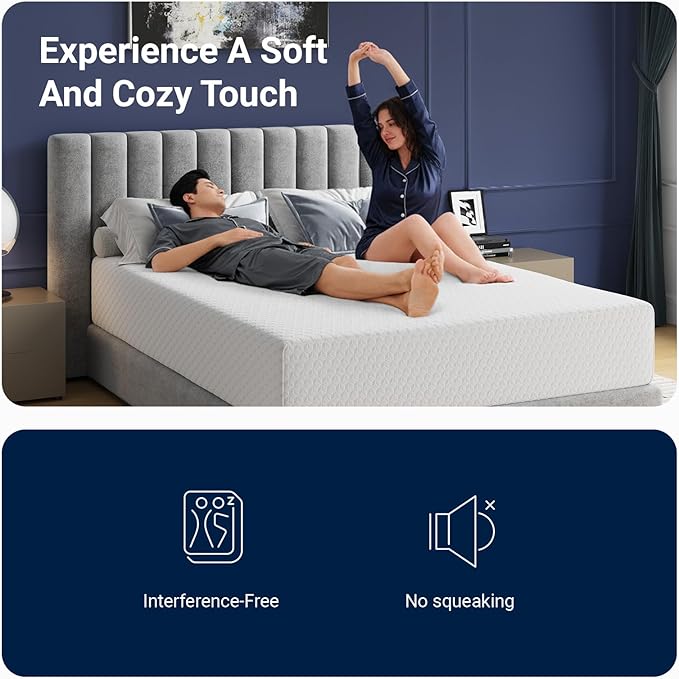Avenco Queen Mattress, 12 Inch Queen Memory Foam Mattress in a Box for Refresh Sleep & Pressure Relief, CertiPUR-US Certified Soft Queen Size Mattresses