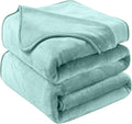 Soft King Size Blanket for All Season Warm Fuzzy Microplush Lightweight Thermal Fleece Summer Autumn Fall Winter Spring Blankets for King Calking Bed Couch Sofa,90x108 Inches,Sage Green