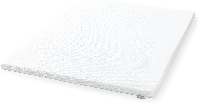 ZINUS 2 Inch Ultra Cooling Gel Memory Foam Mattress Topper with Cooling Cover, CertiPUR-US Certified, Twin, White