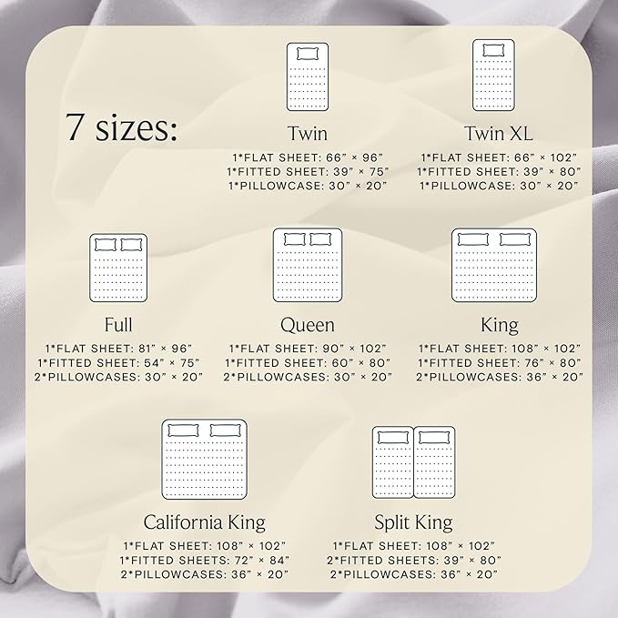 LuxClub 4 PC Sheet Set Bed Sheets Deep Pockets 16" Eco Friendly Wrinkle Free Cooling Machine Washable Hotel Bedding Silky Soft - Dove Gray King