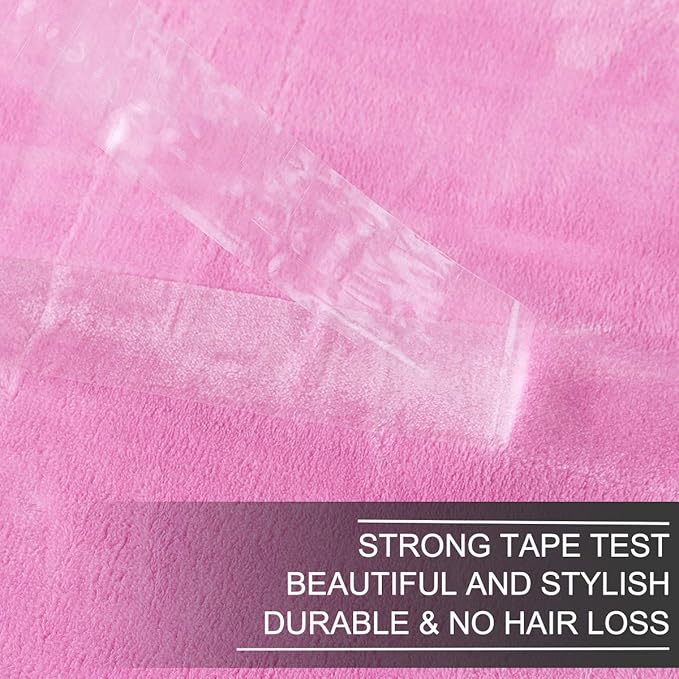 Fleece Blankets Travel Size for All Season 350GSM - Premium Lightweight Anti-Static Throw for Bed Extra Soft Brush Fabric Warm Sofa Thermal Blanket 50" x 61"(Pink Travel)