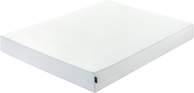 ZINUS 8 Inch Green Tea Cooling Memory Foam Mattress [New Version], Full, Fiberglass Free, Medium Firmness, Cooling Gel Foam, Certified Safe Foams & Fabric, Mattress in A Box