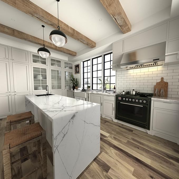 goldenwarm 15 Pack Brushed Nickel Finger Edge Pulls Drawer Finger Pulls Kitchen Hardware Handles Bedroom Dresser Drawers, 5in Hole Centers