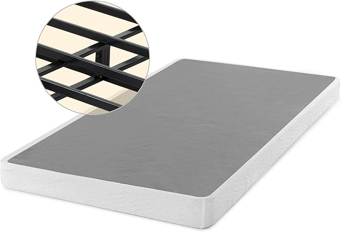 ZINUS 5 Inch Twin Metal Smart Box Spring, Mattress Foundation, Strong Metal Frame, Easy Assembly