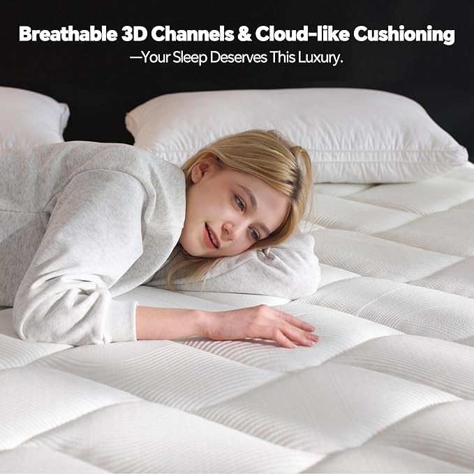 Twin Bed Mattress in a Box, 10 Inch Hybrid Mattress with Individual Pocket Spring & Memory Foam, Soft, Motion Isolation, Medium Firm Comfort for Pressure Relief, CertiPUR-US Certified