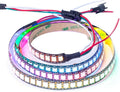 BTF-LIGHTING WS2812B RGB ECO LED Strip, Chasing Effects 5050SMD Individually Addressable 3.3FT 144(2X72) Pixels/m Flexible Dream Color IP30 for Bedroom DIY Projects DC5V (No Adapter or Controller)
