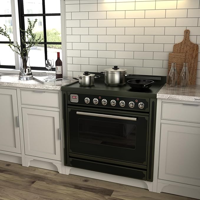 goldenwarm 100 Pack Brushed Nickel Finger Edge Pulls Drawer Finger Pulls Kitchen Hardware Handles Bedroom Dresser Drawers, 5in Hole Centers