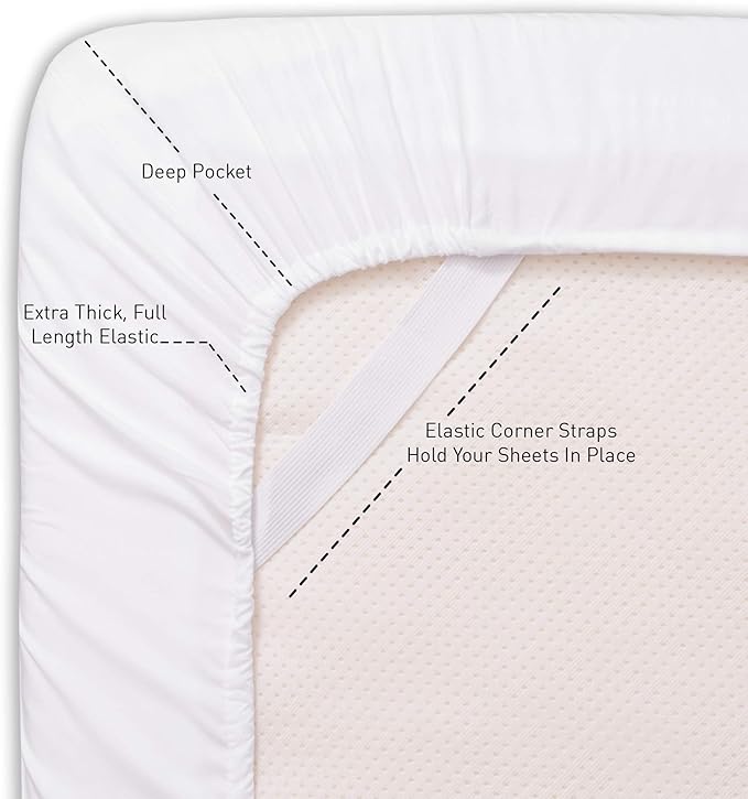 7 Piece Comforter Set Bag Solid Color All Season Soft Down Alternative Blanket & Luxurious Microfiber Bed Sheets, King, Checkered Box