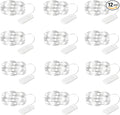 12-Pack LED Fairy Lights 7 Feet Battery Powered Waterproof Silver Wire 20 Slim Copper Wire Pastel Lights for DIY Wedding Party Bedroom Patio Easter Christmas (White)