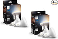 Philips Hue BR30 85W Smart LED Light Bulbs - White Ambiance - 4 Pack - 1200LM - E26 - Indoor - Control with App - Compatible with Alexa Google Assistant, and Apple Homekit