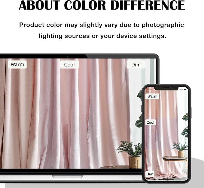 Lazzzy Velvet Blackout Curtains Thermal Insulated Room Window Drapes Super Soft Luxury Curtains for Living Room Bedroom Rod Pocket 2 Panels, Dusty Pink, 52" W x 96" L