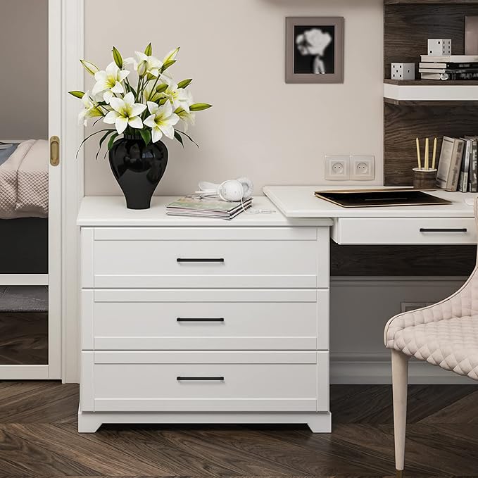 Ravinte 5 Pack Square Cabinet Pulls 6-1/4 Inch Black Kitchen Cabinet Handles Matte Black Kitchen Hardware for Drawer Pulls Drawer Handles Come with Screwdriver