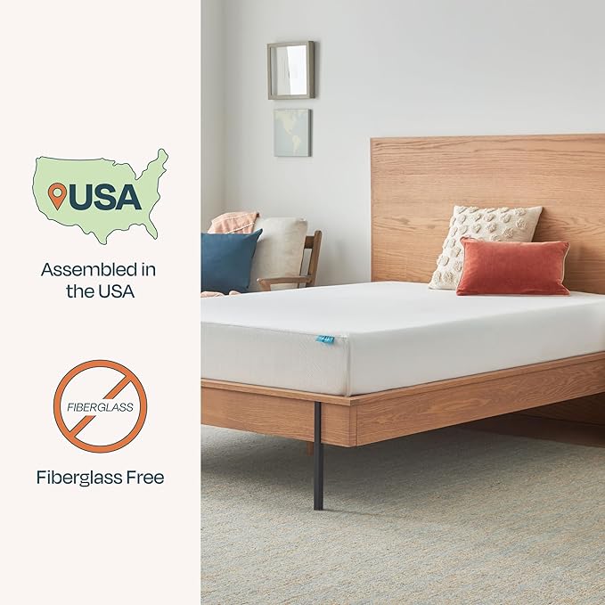 Linenspa 8 Inch Gel Infused Memory Foam Mattress – Twin Size – Medium Feel - Cooling Gel - Mattress in a Box - Primary or Guest Bedroom - Pressure Relieving and Breathable – CertiPUR-US Certified
