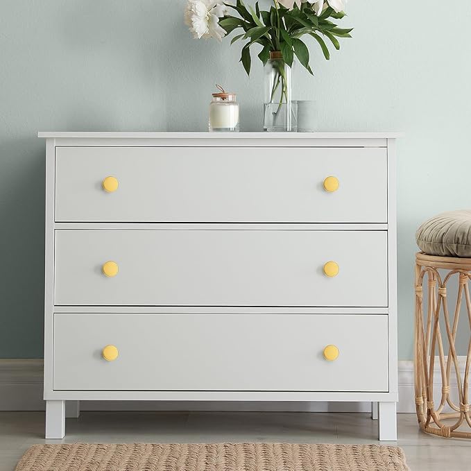 Ravinte 40 Pack Cabinet Knobs Gold Kitchen Cabinet Knobs Round Dresser Drawer Pulls Closet Door Pulls 1-1/5 Inch