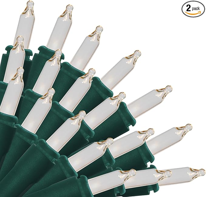 Brite Star 50 Lt String to String Lights, Clear (Set of 2)