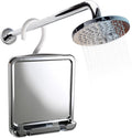 MIRRORVANA Fogless Shower Mirror for Shaving and Distortion-Free Glass Surface with Hook for Hanging, 8" x 7" Chrome