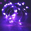 led Fairy Lights Waterproof 16.4ft String Lights Battery Operated for Wedding, Home, Garden, Party, Christmas Decoration, Purple