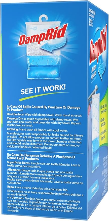 DampRid 42 oz. Fragrance Free Hanging Bag (3-Pack)