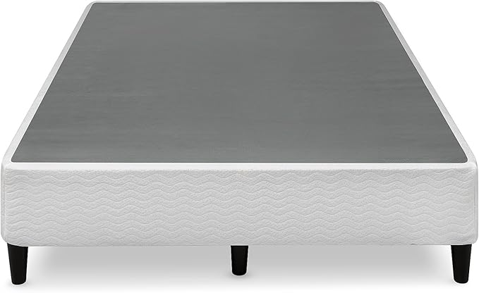 ZINUS Keenan Metal Mattress Foundation, Standing Box Spring, Headboard Brackets Included, Easy Assembly, Queen