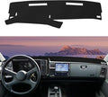 Dashboard Cover Mat Custom Fit for 1986-1993 Chevy S10 Blazer/GMC S15 Jimmy Sonoma/1991-1994 Oldsmobile Bravada Dash Cover Nonslip Dash Mat Protector Sunshade No Glare Black