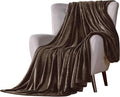 Walensee Fleece Blanket Plush Throw Fuzzy Lightweight (King Size 108x90 Brown) Super Soft Microfiber Flannel Blankets for Couch, Bed, Sofa Ultra Luxurious Warm and Cozy for All Seasons