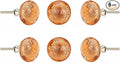 Perilla Home Set of 6 Knobs - Decorative Crystal Pulls Handles - Glass Knobs for Home Decor, Interior, Room, Kitchen, Cabinet, Hardware, Cupboard, Door, Knobs, Dresser, Wardrobe and Drawer