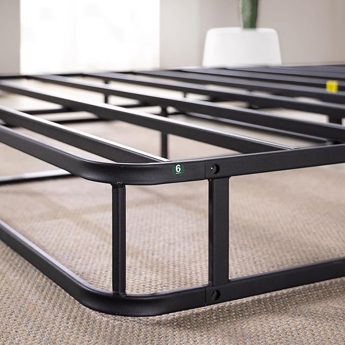 ZINUS 7 Inch Queen Metal Smart Box Spring, Mattress Foundation, Strong Metal Frame, Easy Assembly