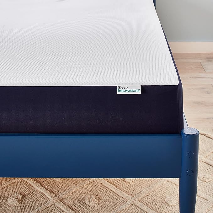 Sleep Innovations Marley 10 Inch Cooling Gel Memory Foam Mattress, Full Size, Bed in a Box, Medium Firm Support