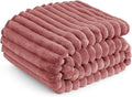 Bedsure GentleSoft Brick Dust Fleece Throw Blanket for Couch - Cozy Soft Blankets for Women, Cute Small Throws for Girls, 50x60 Inches