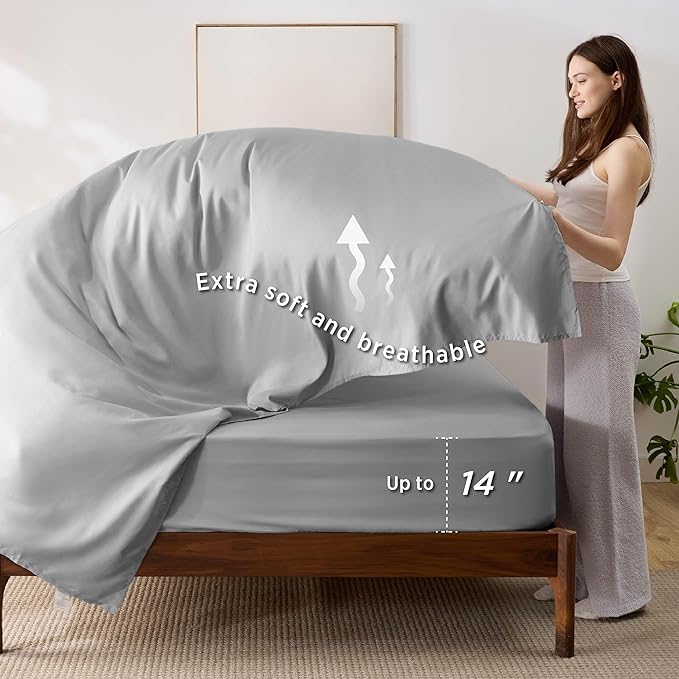 Bedsure King Size Comforter Set - 7 Pieces Reversible Navy Bedding, King Size Bed Set for All Seasons, Bed in a Bag with Down Alternative Comforter, Sheets, Pillowcases & Shams