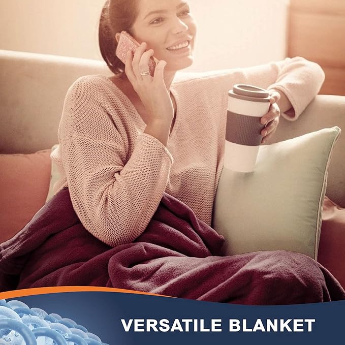 Walensee Fleece Blanket Plush Throw Fuzzy Lightweight (King Size 108x90 Wine) Super Soft Microfiber Flannel Blankets for Couch, Bed, Sofa Ultra Luxurious Warm and Cozy for All Seasons