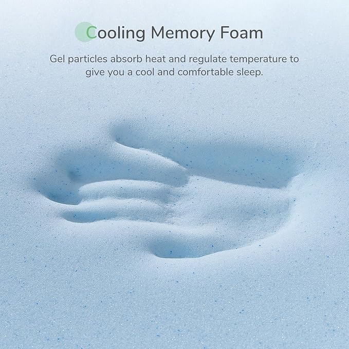 Novilla 2 Inch Full Mattress Topper, Ultra Soft Memory Foam Mattress Topper for Comfort & Cooling Night Sleep, Ventilated & Skin-Friendly, CertiPUR-US Certified