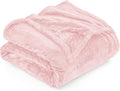Utopia Bedding Fleece Blanket Full Size Pink 300GSM Luxury Fuzzy Soft Anti-Static Microfiber Bed Blanket (90x84 Inch)