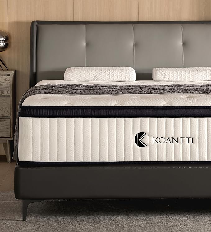 Queen Mattress,12 Inch Queen Size Mattresses Memory Foam Hybrid White Mattress in a Box,with Provide Support and Improve Sleep Mattresses,Medium Firm,CertiPUR-US.