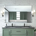 Mirrorons Beveled Mirror, Bathroom Mirrors 48" x 30", Frameless Rectangle Bathroom Mirror with Beveled Edge, Hangs Horizontally or Vertically. Upgraded Shatterproof Mirror