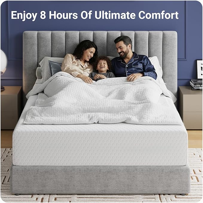 Avenco Queen Mattress, 12 Inch Queen Memory Foam Mattress in a Box for Refresh Sleep & Pressure Relief, CertiPUR-US Certified Soft Queen Size Mattresses