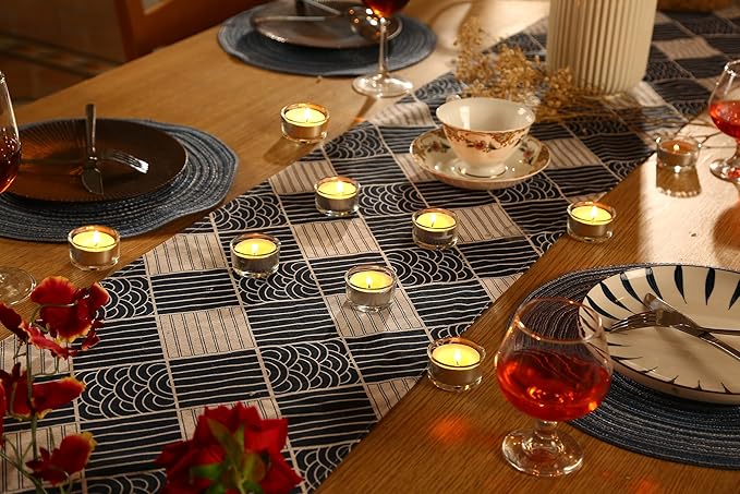 GOLDEAL 30 PCS Small Clear Glass Tealight Candle Holders,Tealight Holders Bulk Use for Weddings Parties Dinner,for 1.5" Tealight. as Well as Candle Mould…