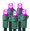 Brizled Purple Christmas Lights, 33ft 100 LED 5mm Wide Angle Gentle Twinkle Christmas Lights, 120V UL Certified Connectable Purple String Light Outdoor Xmas Tree Light for Xmas Halloween Tree Home