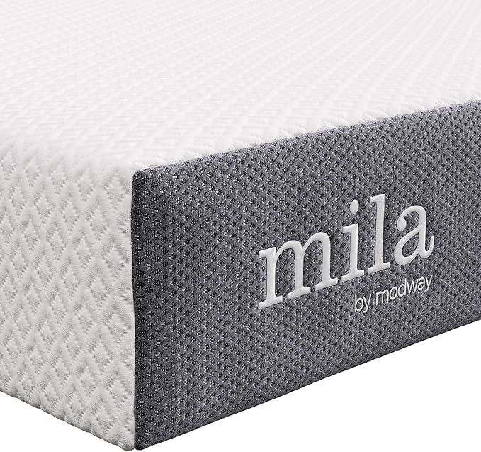 Modway Mila Firm 10" Fiberglass Free Memory Foam Twin Mattress