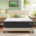 koorlian XL Twin Mattress 12 Inch - Cooling Hybrid Mattress in a Box for Back Pain Relief - Pocket Spring & Memory Foam | Fiberglass-Free, Medium Firm Feel, CertiPUR-US, 120 Nights Trial