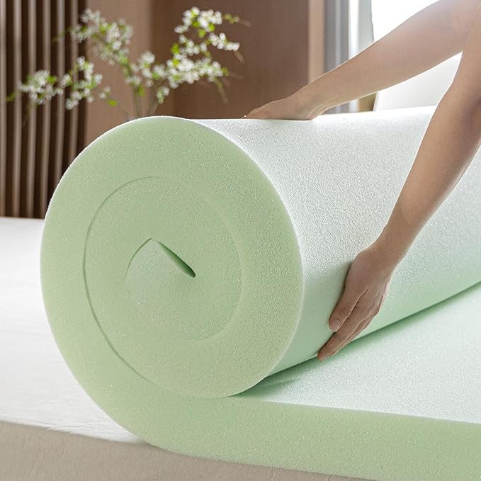 ZINUS 4 Inch Green Tea Memory Foam Mattress Topper, Smaller, More Convenient WonderBox Packaging, Pressure-Relieving Layers, CertiPUR-US Certified, King